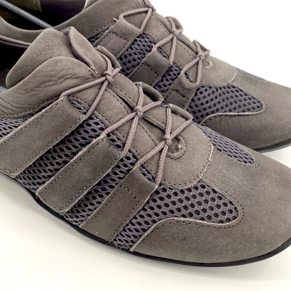 Walking Cradles Gray Audio Leather Sneaker Size 7.5